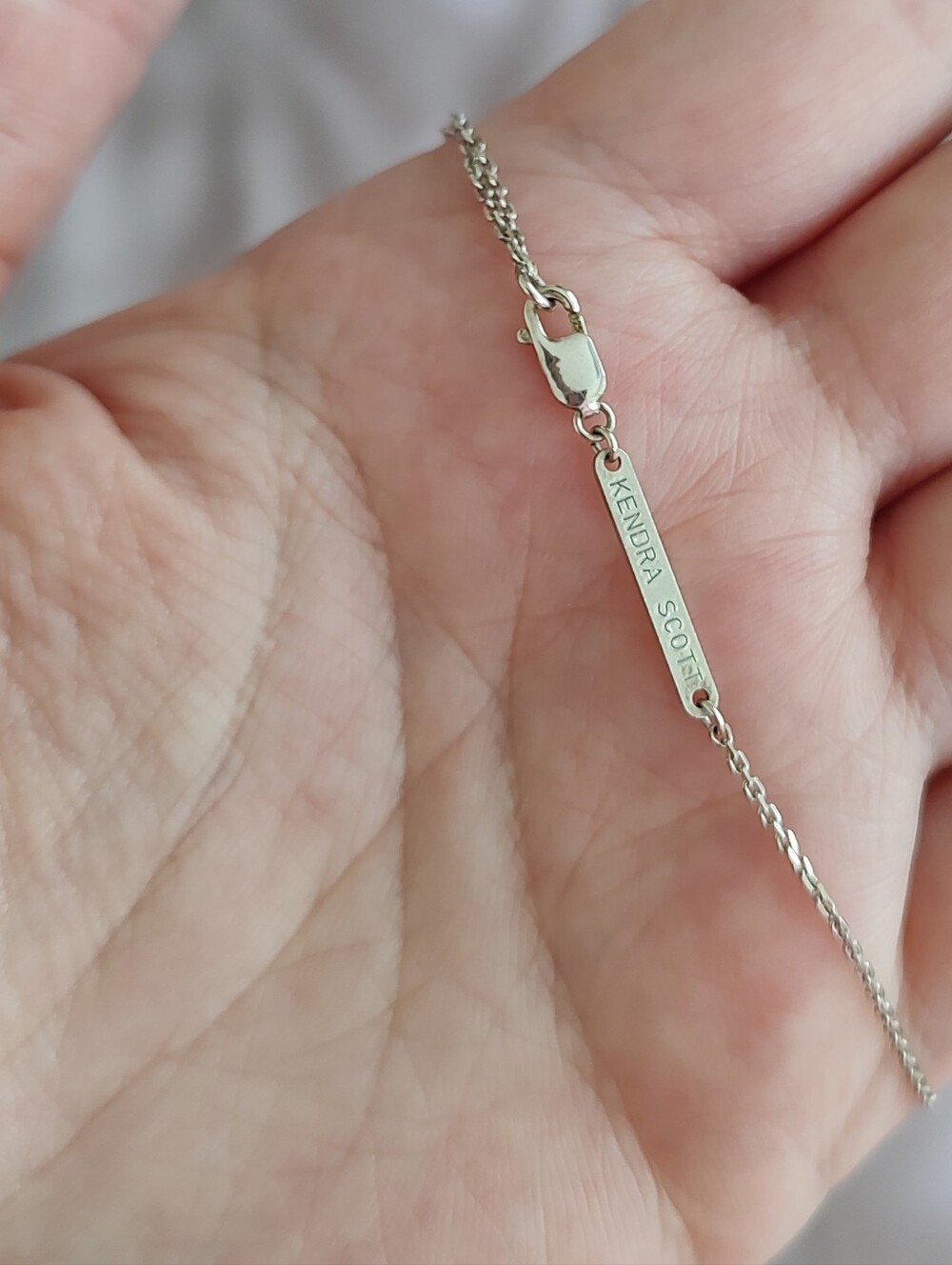 Kendra Scott 925 Sterling Inline Cross Necklace - Picture 4 of 6
